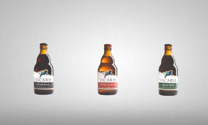 Verschillende Vicaris bieren van Dilewyns